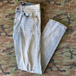 Tillys RSQ Toronto Slim Tapered Ripped Jeans